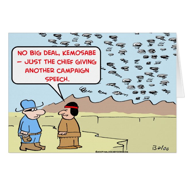 lone skogsvaktarekampanjtal hälsningskort (Framsidan Horizontal)