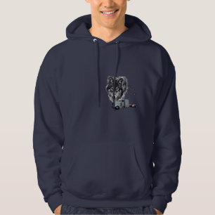 Lone springerlastbilsföraretröja sweatshirt med luva