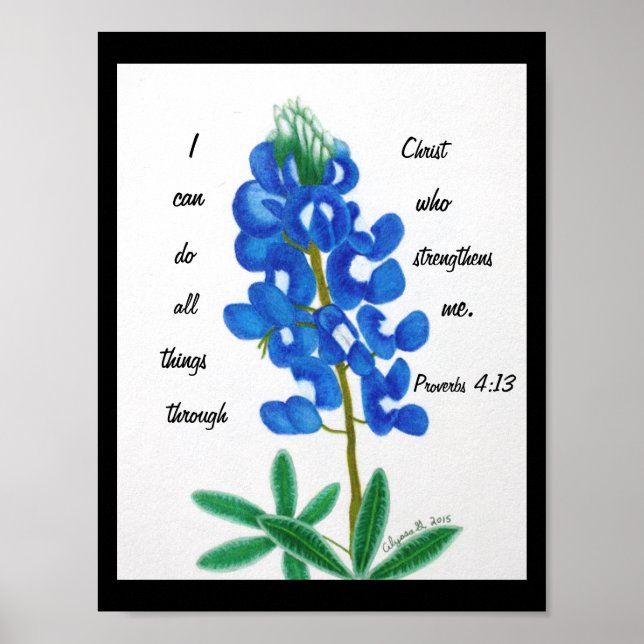 Lone Star Bluebonnet-inspirationspresentation Poster (Framsidan)