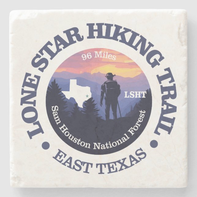 Lone Star Hiking Trail (rd2) Stenunderlägg (Framsidan)
