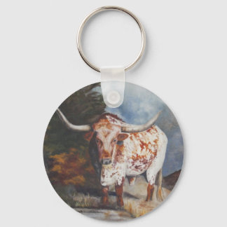 Lone Star Longhorn Nyckelring