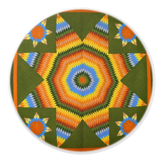 Lone Star quilt Knopp (Framsidan)