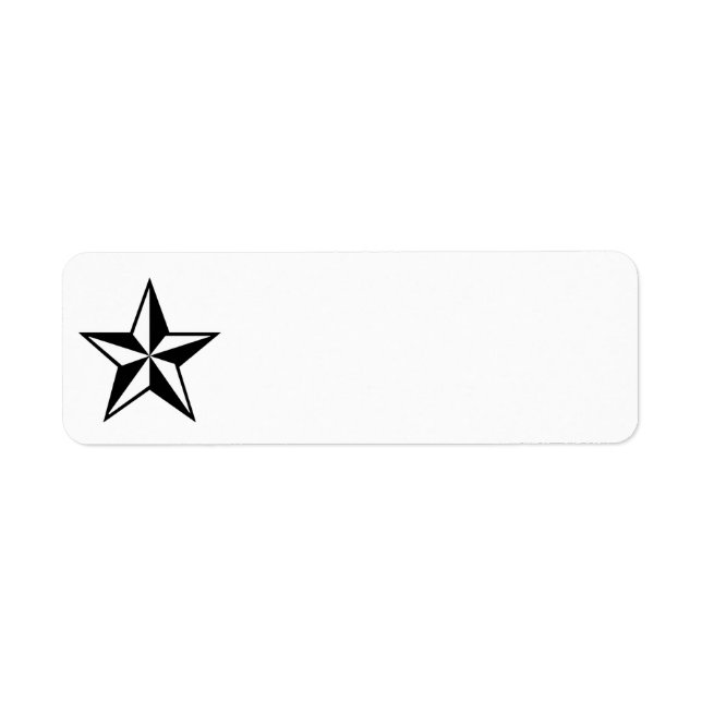 Lone Star Returadress Etikett (Framsidan)