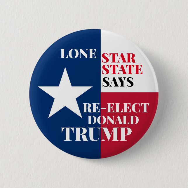Lone Star State for Trump 2020 Knapp (Framsida)