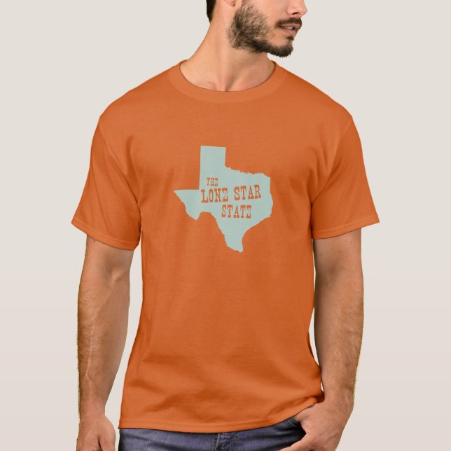 Lone Star State Texas Nickname Texan Texian T-shirt (Framsida)