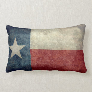 Lone star-statens flagga - Texas alltså! Lumbarkudde