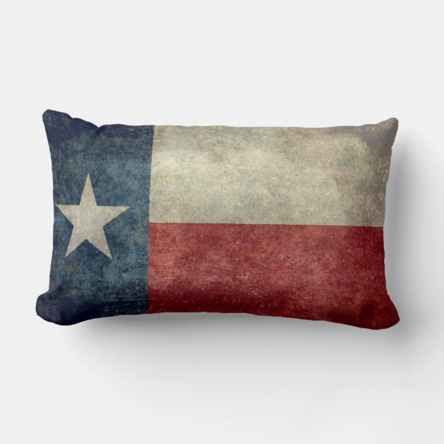 Lone star-statens flagga - Texas alltså! Lumbarkudde (Framsida)