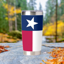Lone Star Texas State Flag Stainless Steel Tumbler