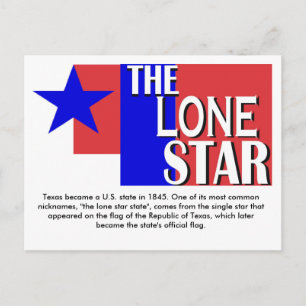 Lone Star-vykort Vykort