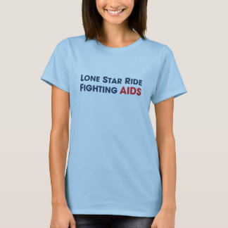 Lone stjärnarittkvinnor tee shirt