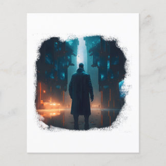 Lone Survivor in a Post Apocalyptic City Flygblad