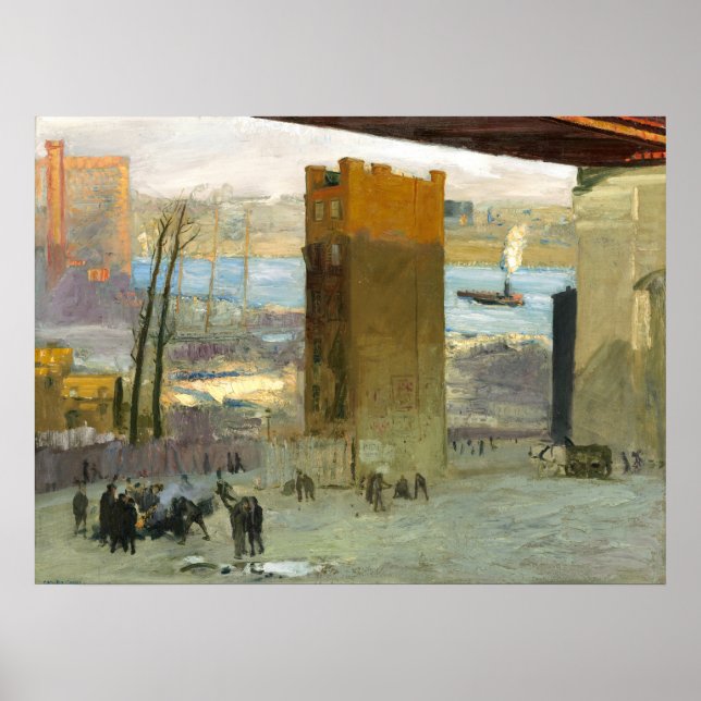 Lone Tenement - George Bellows Fine Art Poster (Framsidan)