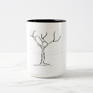 Lone trädmugg Två-Tonad mugg