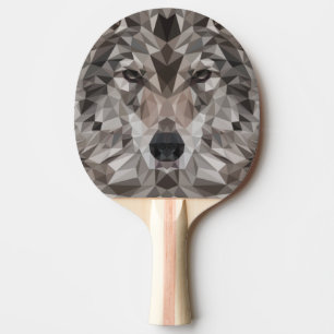 Lone Varg Geometric Porträtt Pingisracket