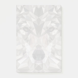 Lone Varg Geometric Porträtt Post-it Block