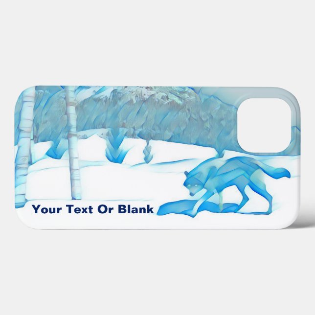 Lone Varg i WInter Fodral-Mate iphone case (Baksida (horisontell))