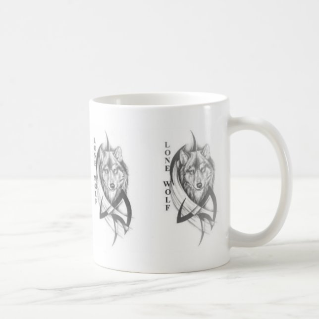 Lone varg kaffemugg (Höger)