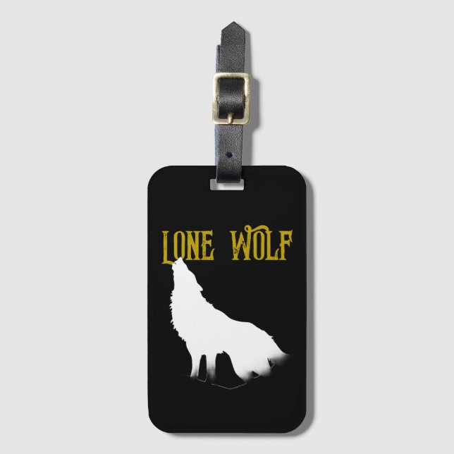 Lone Varg manale Sigma Modern Minimalist Bagagebricka (Framsida vertikal)