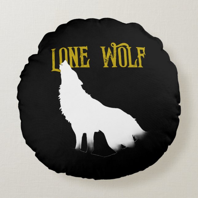 Lone Varg manale Sigma Modern Minimalist Rund Kudde (Framsidan)