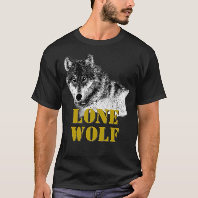 Lone Varg manale Sigma Modern Minimalist T Shirt (Framsida)