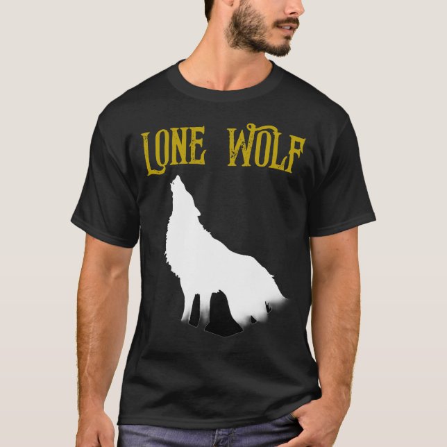 Lone Varg manale Sigma Modern Minimalist T Shirt (Framsida)