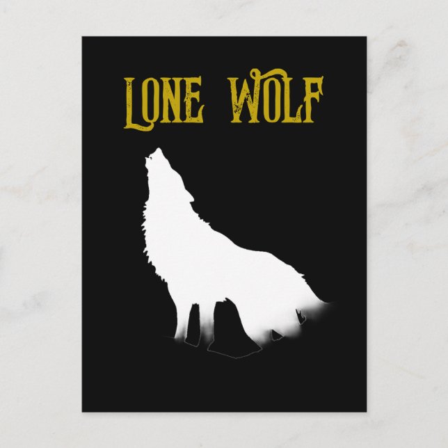 Lone Varg manale Sigma Modern Minimalist Vykort (Framsida)