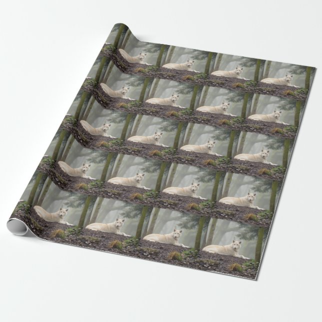 Lone varg presentpapper (Utrullad)