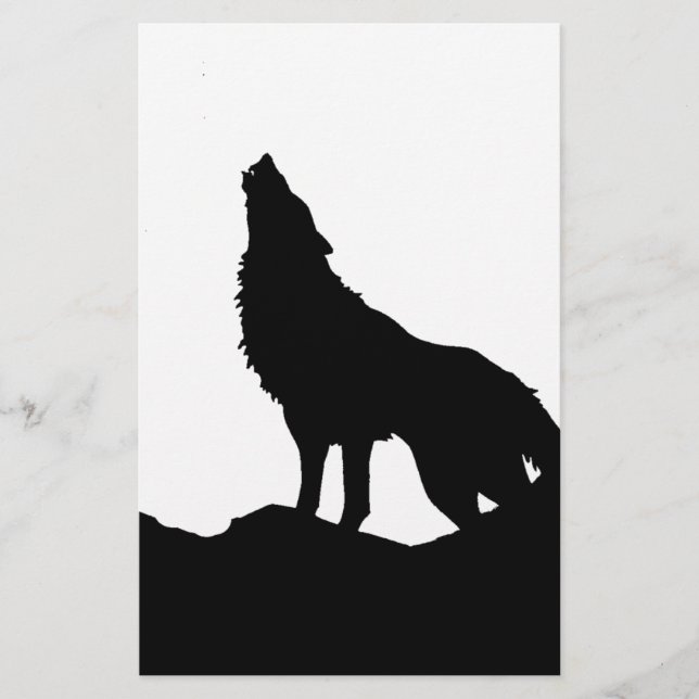 Lone Varg som står på Backe Brevpapper (Framsida)