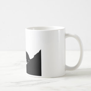 Lone Varg som står på Backe Kaffemugg