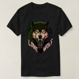 Lone Varg Vild Varg Head T Shirt
