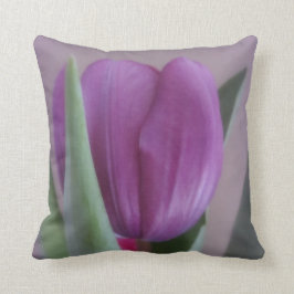 Lone violett tulpan kudde