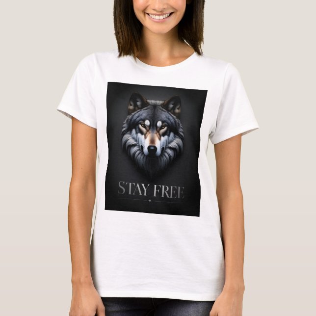 Lone Wolf Design - Stanna Fri T-Shirt (Framsida)