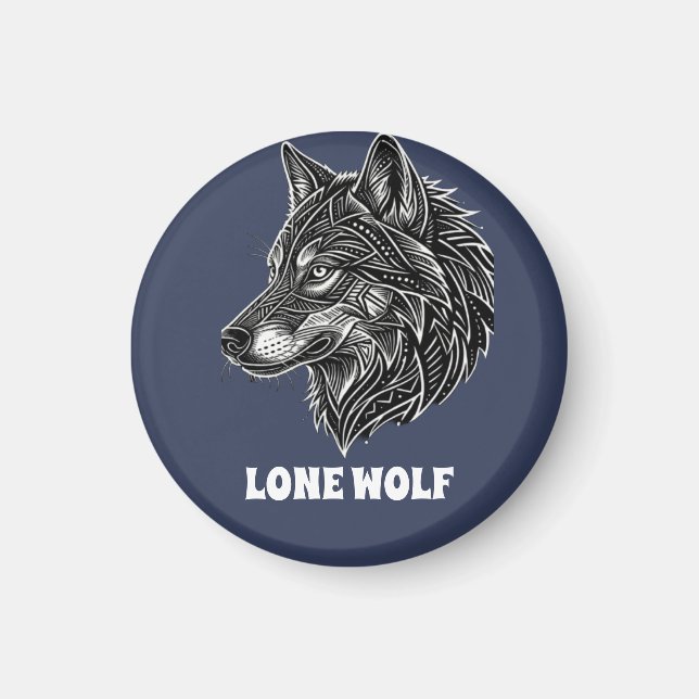 LONE WOLF MAGNET (Framsidan)