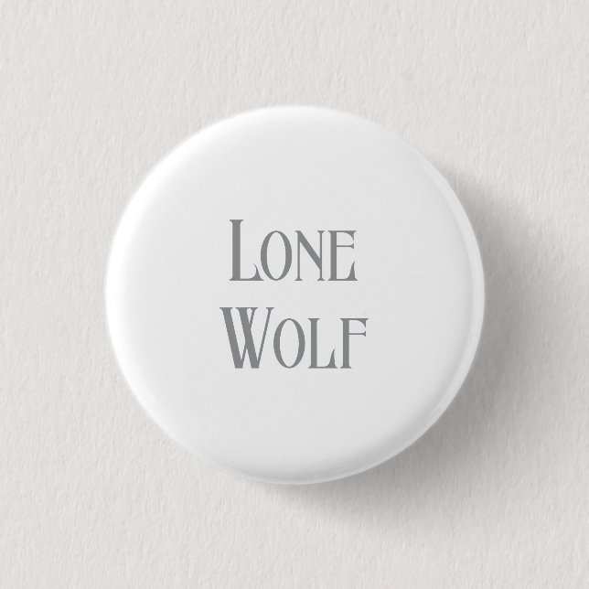 Lone Wolf Male Sigma Modern Minimalist Knapp (Framsida)