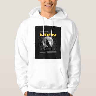 Lone Wolf Moonlight Custom Tröja Hoodie