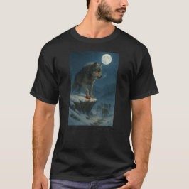 Lone Wolf Under the Moon | Alpha Strength T Shirt