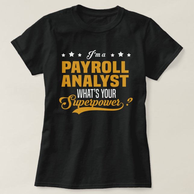 Löneanalytiker T Shirt (Design framsida)