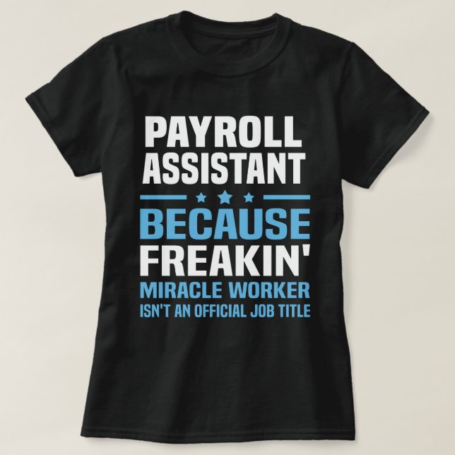 Löneassistent T Shirt (Design framsida)