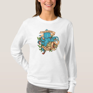 Löneförhöjning av den Kraken monsterbläckfiske Tee Shirt
