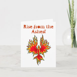 Löneförhöjning från askaen - Phoenix Notecard Kort
