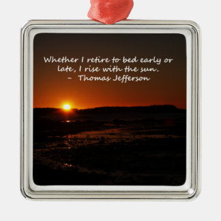 Löneförhöjning med solen julgransprydnad metall