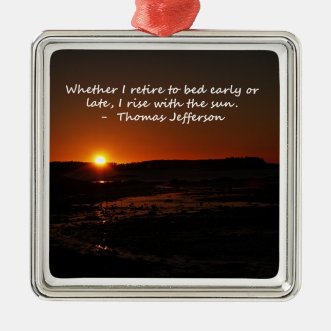 Löneförhöjning med solen julgransprydnad metall (Framsidan)