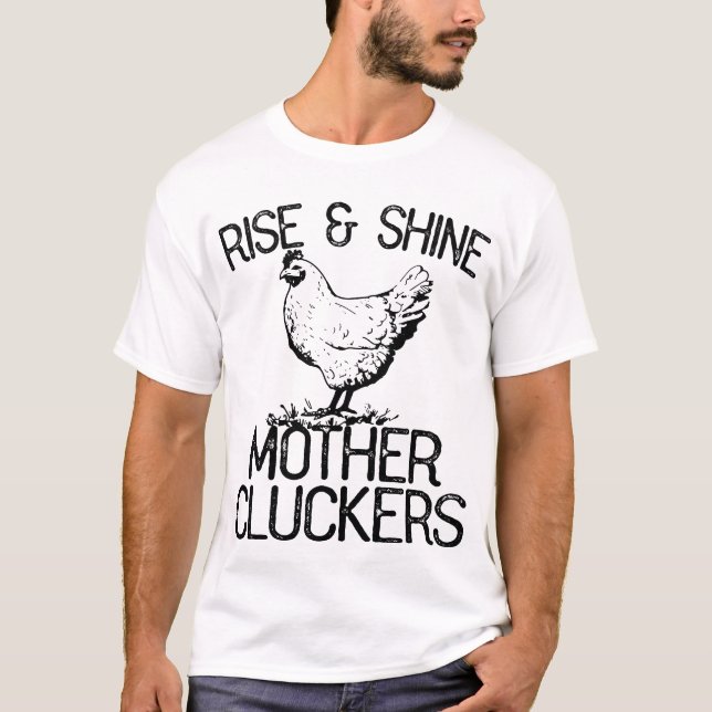 Löneförhöjning- och skenmorCluckers hönor T Shirt (Framsida)