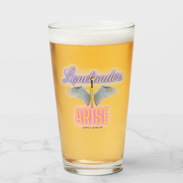 Lonelanders Arise - Glass Tumbler Glaskopp (Framsida fylld)