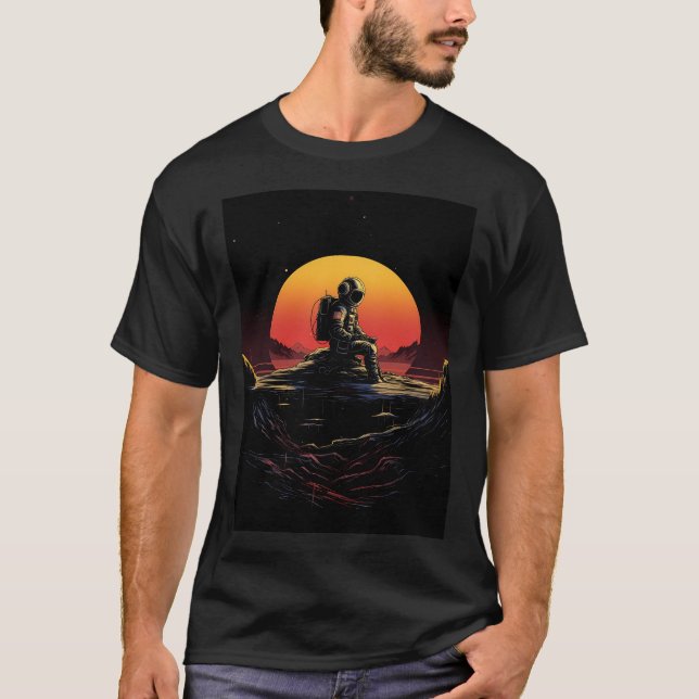 Lonely Astronaut T Shirt (Framsida)
