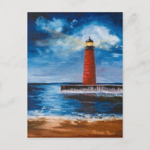 Lonely Beacon vycard Vykort