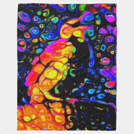 Lonely Bird 4: Liquid Art Stil Fleecefilt