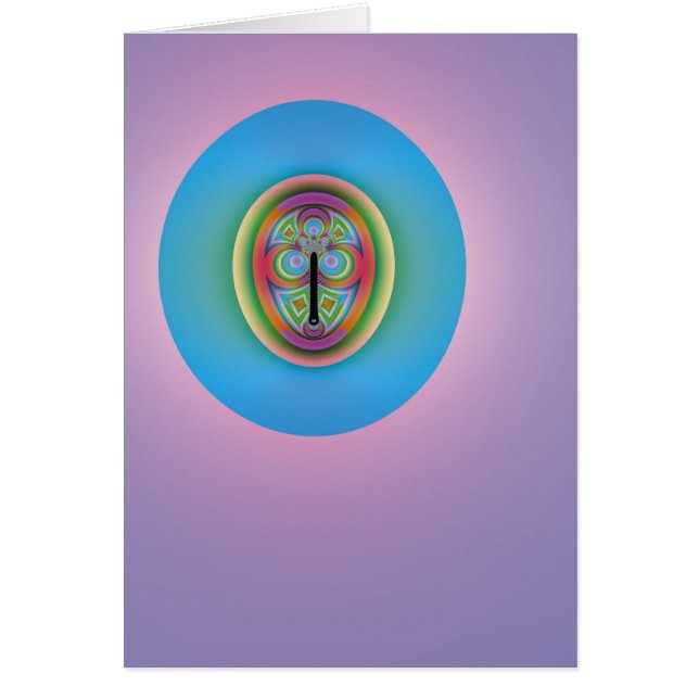 Lonely Blue Hälsningskort (Framsidan)