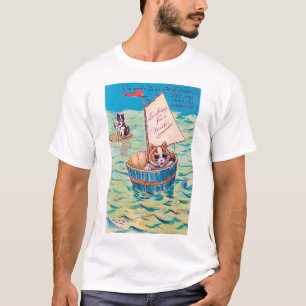 Lonely Cat Sea, Louis Wain T Shirt