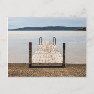 Lonely Dock på Greers färja Sjö i Arkansas Vykort